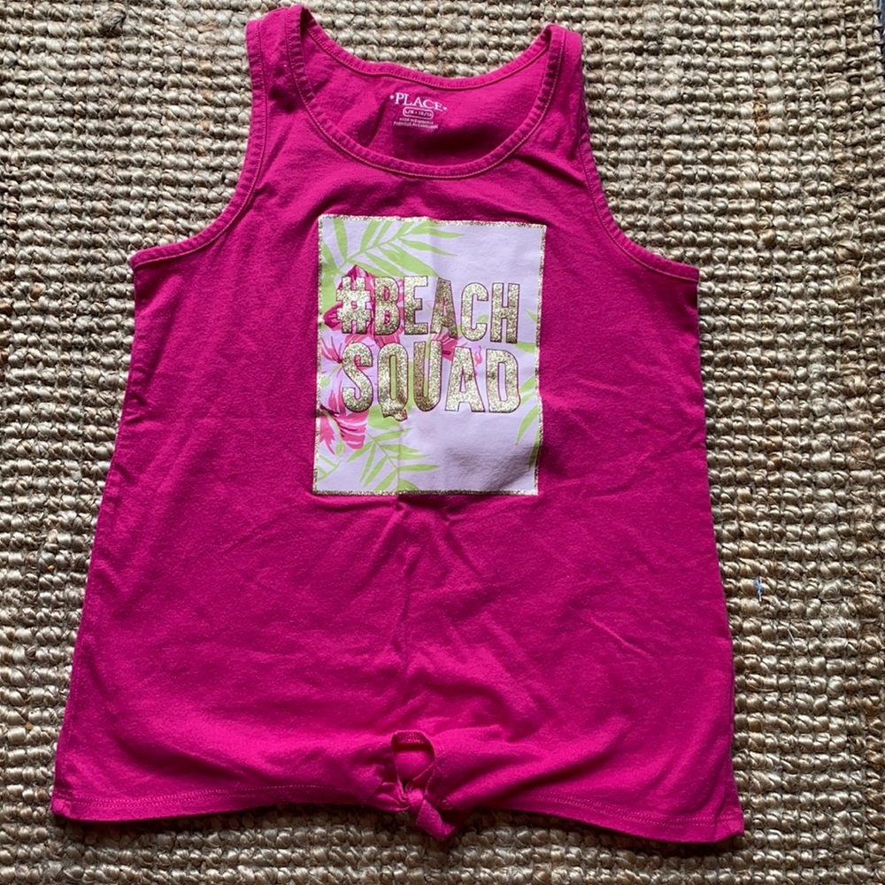 Girls front tye t shirt🌸